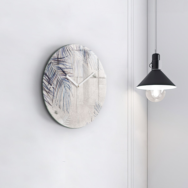 Okrúhle hodiny Palmový list