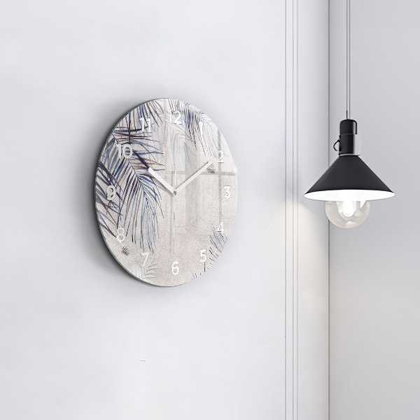 Okrúhle hodiny Palmový list