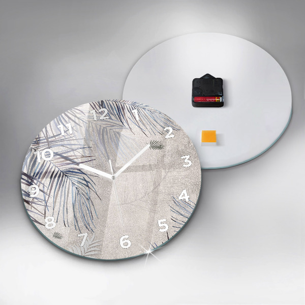 Okrúhle hodiny Palmový list