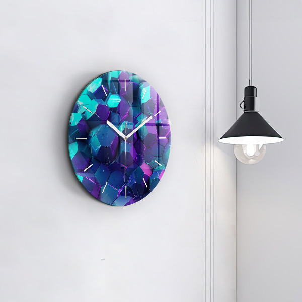 Okrúhle hodiny Geometrické postavy