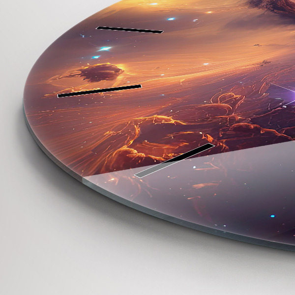 Okrúhle hodiny Kozmický svet hviezd