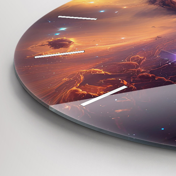 Okrúhle hodiny Kozmický svet hviezd