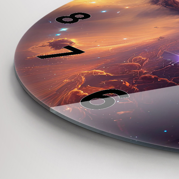 Okrúhle hodiny Kozmický svet hviezd