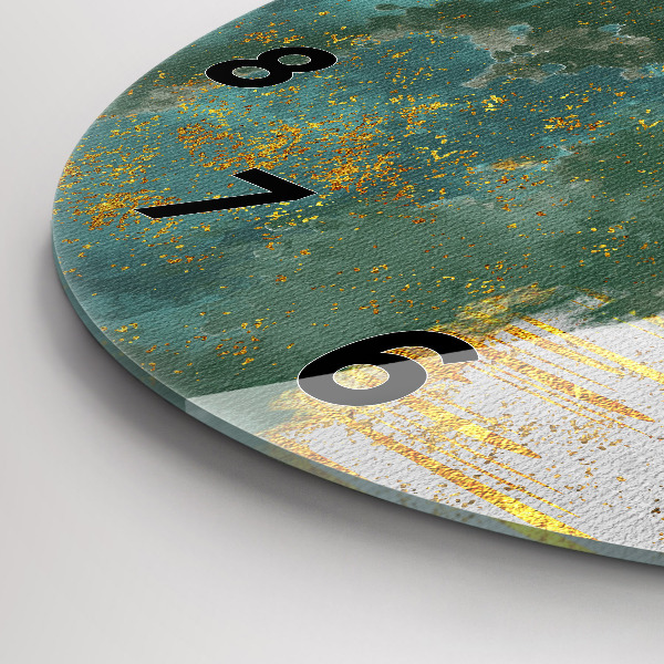 Okrúhle hodiny Dekoratívny vzor