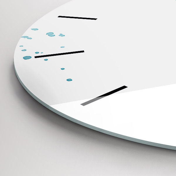 Okrúhle hodiny Ťahy štetcom