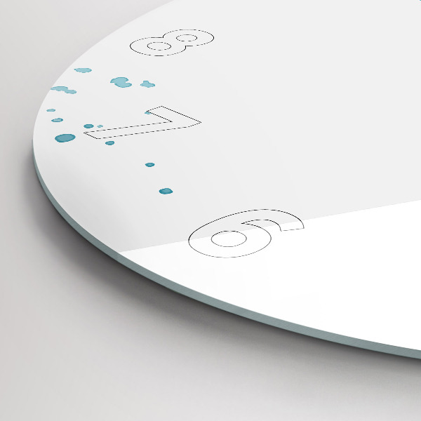 Okrúhle hodiny Ťahy štetcom