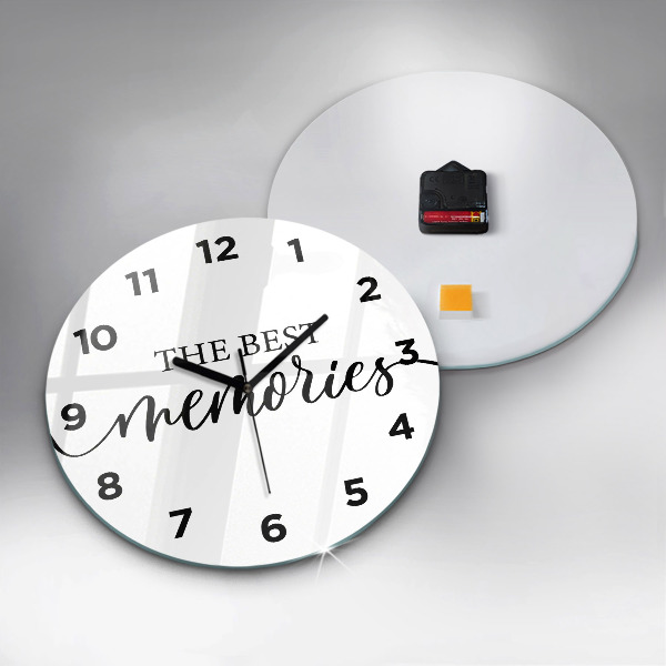 Okrúhle hodiny Nápis spomienok