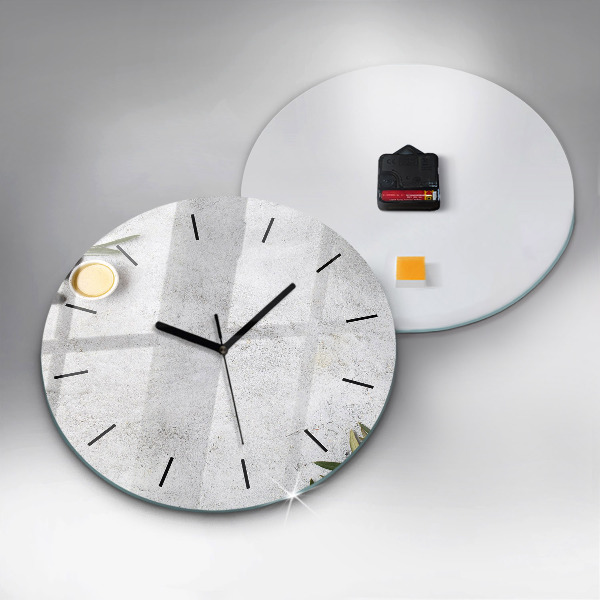 Okrúhle hodiny Minimalistické olivy