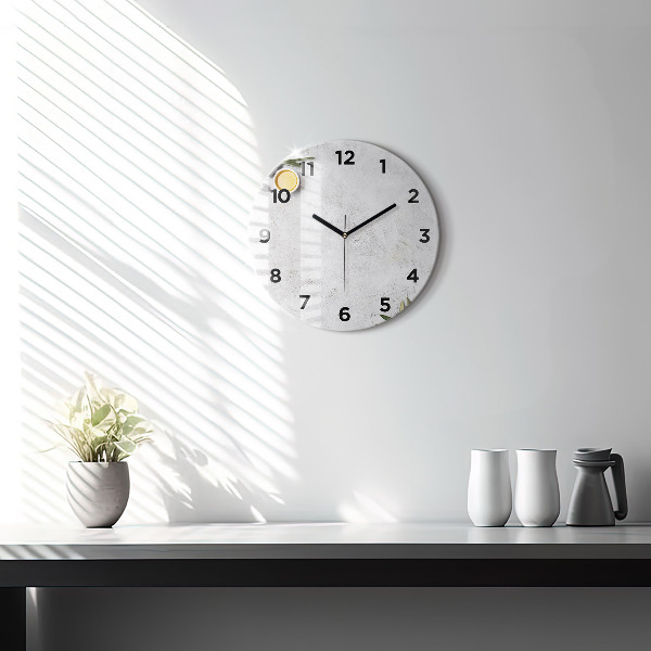 Okrúhle hodiny Minimalistické olivy