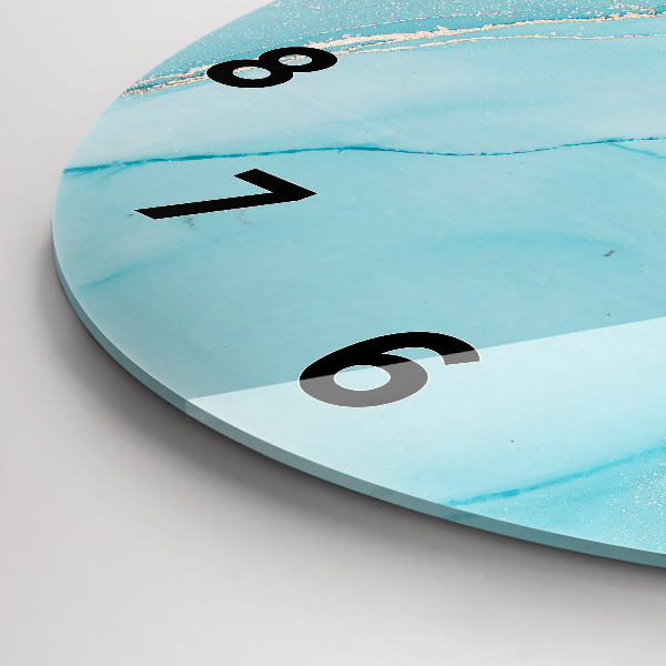 Okrúhle hodiny Dekoratívny mramor