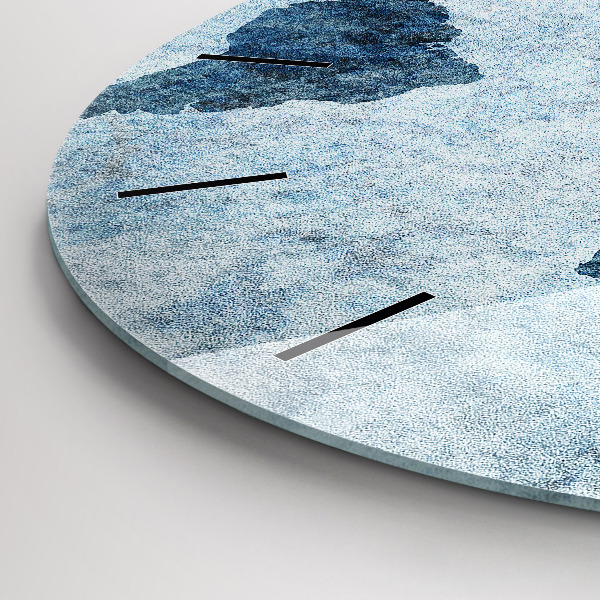 Okrúhle hodiny Maľovaná mapa sveta