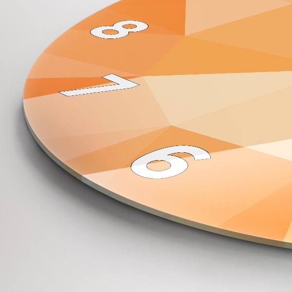 Okrúhle hodiny Abstraktné trojuholníky