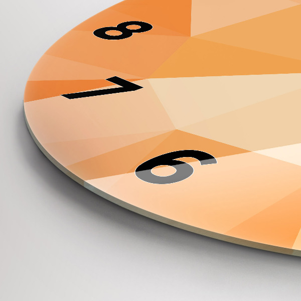 Okrúhle hodiny Abstraktné trojuholníky