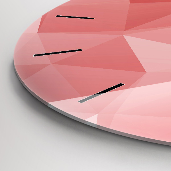 Okrúhle hodiny Abstrakcia trojuholníkov