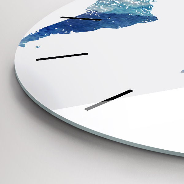 Okrúhle hodiny Mapa sveta