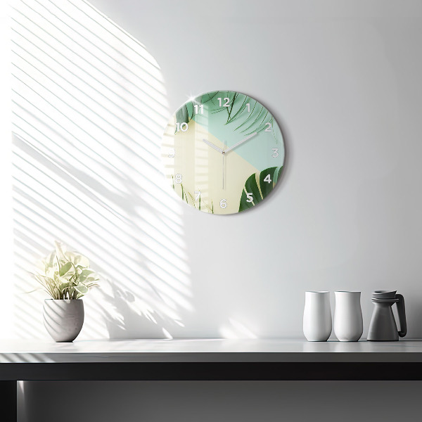 Okrúhle hodiny Monstera odchádza