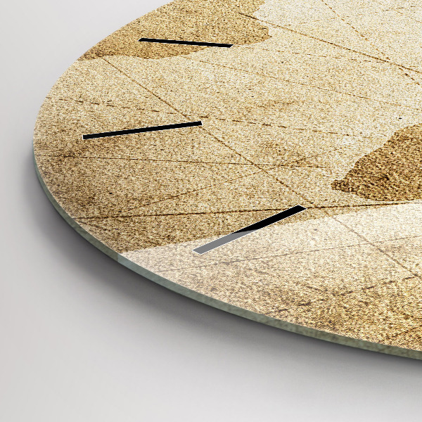 Okrúhle hodiny Vintage mapa sveta