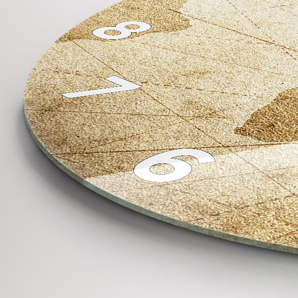 Okrúhle hodiny Vintage mapa sveta