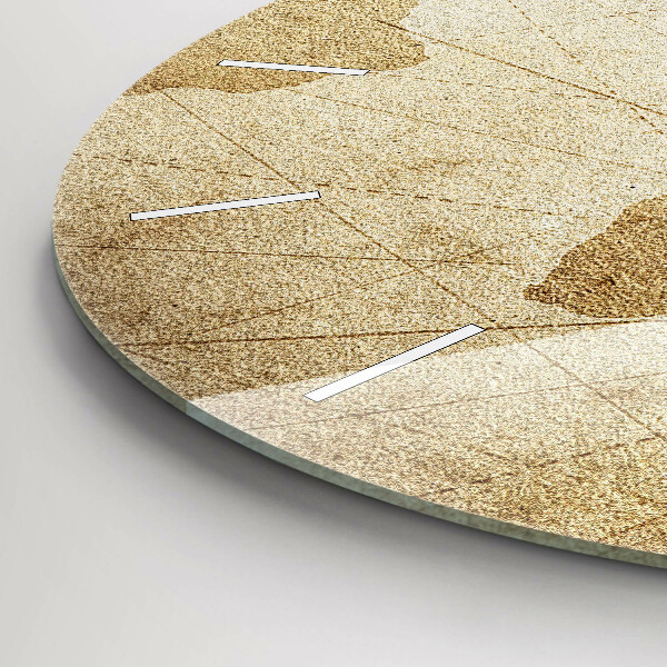 Okrúhle hodiny Vintage mapa sveta