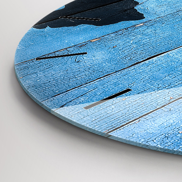 Okrúhle hodiny Mapa sveta na doskách