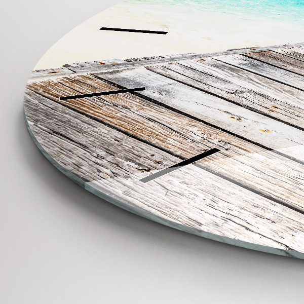 Okrúhle hodiny Tropický ostrov