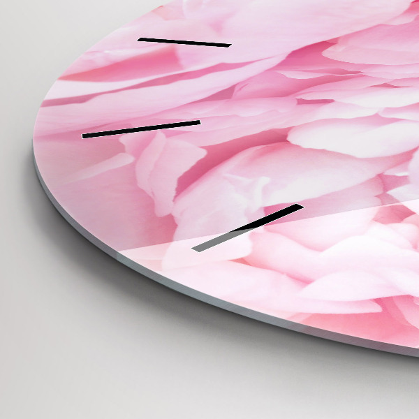 Okrúhle hodiny Kvitnúce kvety