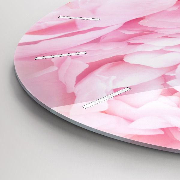 Okrúhle hodiny Kvitnúce kvety