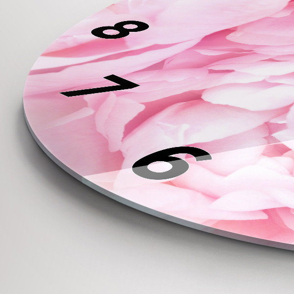 Okrúhle hodiny Kvitnúce kvety