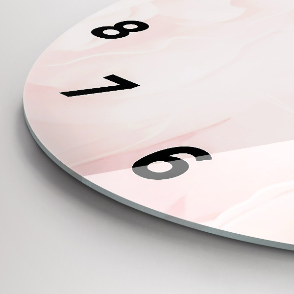 Okrúhle hodiny Kvitnúce ruže