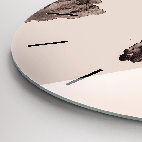 Okrúhle hodiny Akvarelová mapa sveta