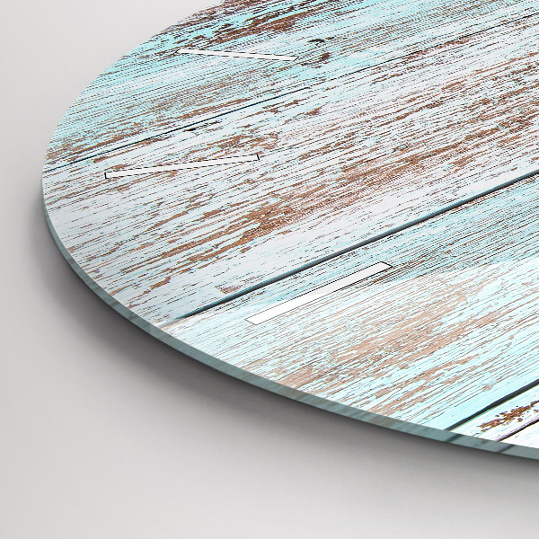 Okrúhle hodiny Pastelové drevo