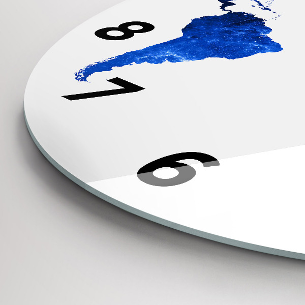 Okrúhle hodiny Vesmírna mapa sveta