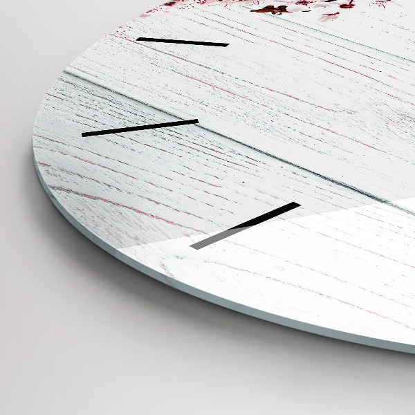 Okrúhle hodiny Jarné kvety