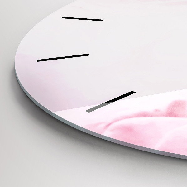 Okrúhle hodiny Kvitnúce kvety