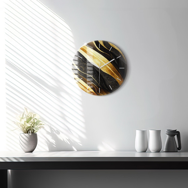 Okrúhle hodiny Elegantná abstrakcia