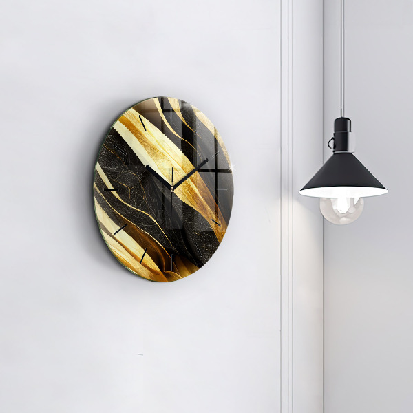 Okrúhle hodiny Elegantná abstrakcia