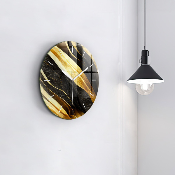 Okrúhle hodiny Elegantná abstrakcia
