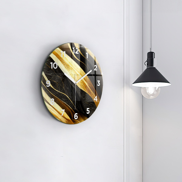 Okrúhle hodiny Elegantná abstrakcia