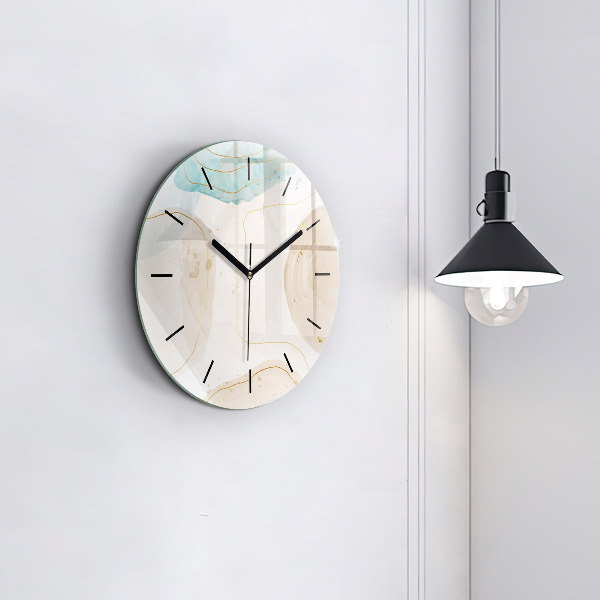 Okrúhle hodiny Vodové škvrny