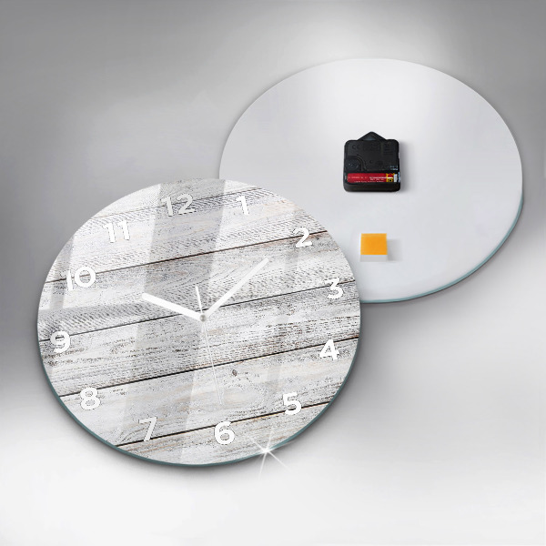 Okrúhle hodiny Maľované dosky