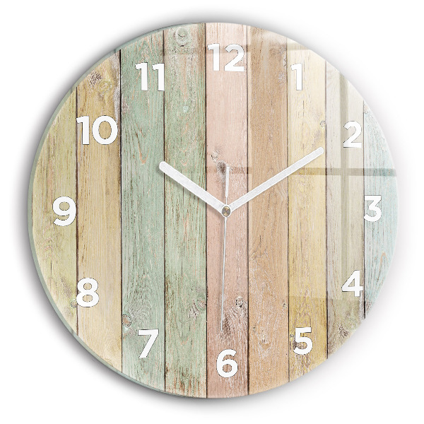 Okrúhle hodiny Farebné dosky