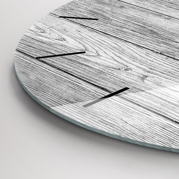 Okrúhle hodiny Drevené panely