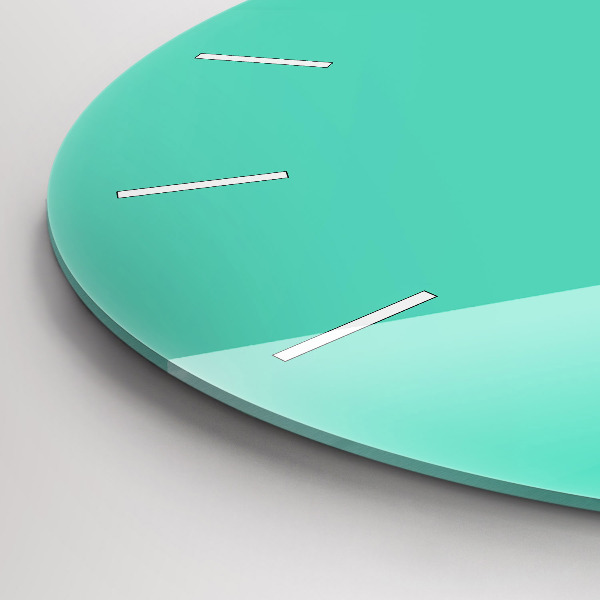 Okrúhle hodiny Tyrkysová