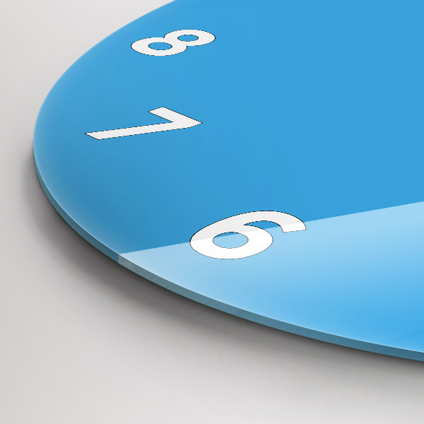 Okrúhle hodiny Modrá