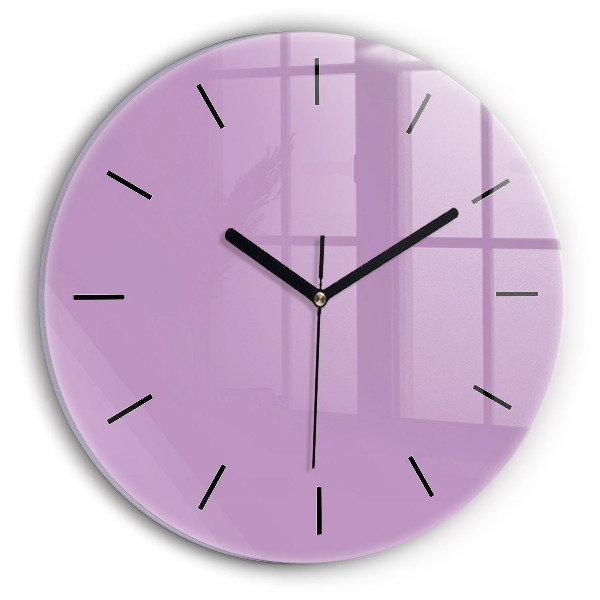 Okrúhle hodiny Lilac