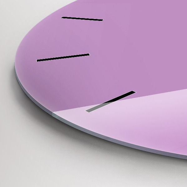 Okrúhle hodiny Lilac