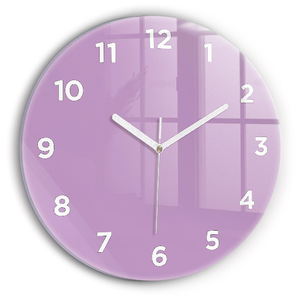 Okrúhle hodiny Lilac