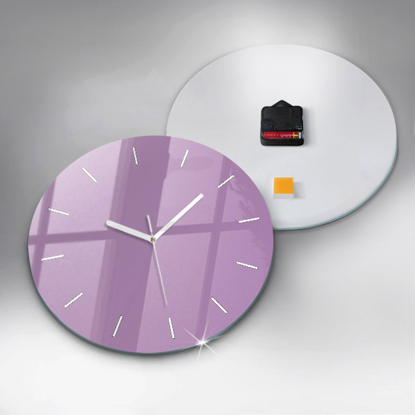 Okrúhle hodiny Lilac