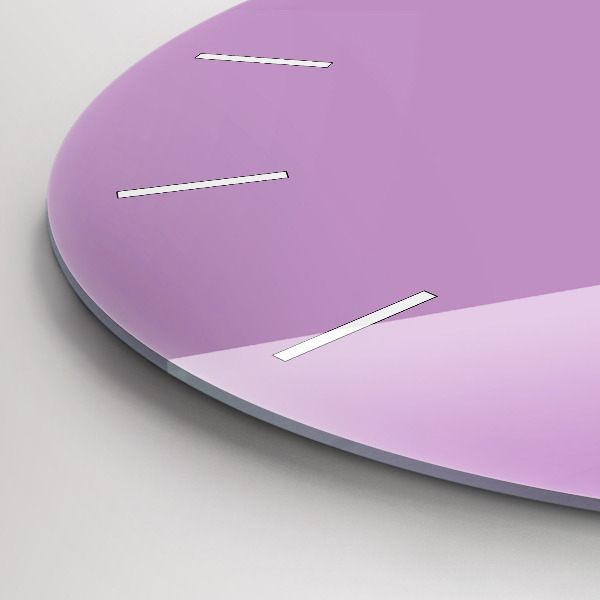 Okrúhle hodiny Lilac