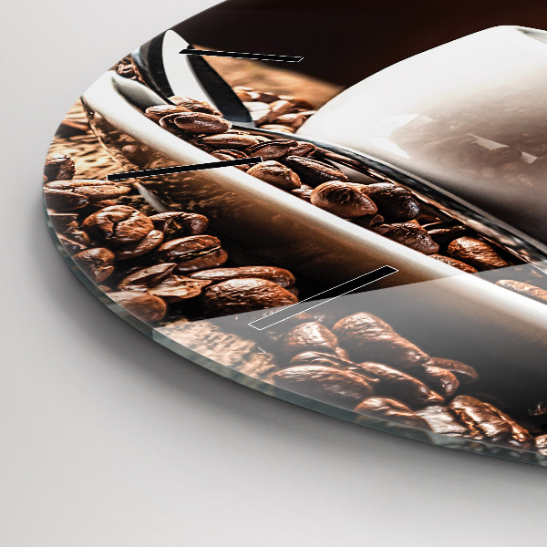 Okrúhle hodiny Šálka kávy